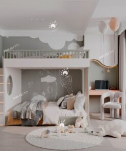 Giường tầng trên dưới GT049