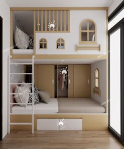 Giường tầng trên dưới GT054