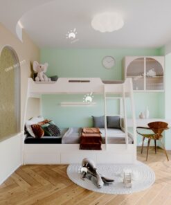 Giường tầng trên dưới GT058